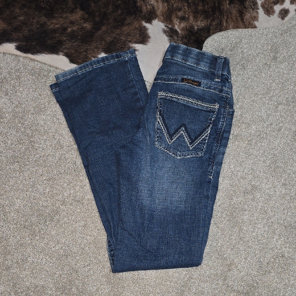 Wrangler Willow Dark Blue Boot Cut Jeans
